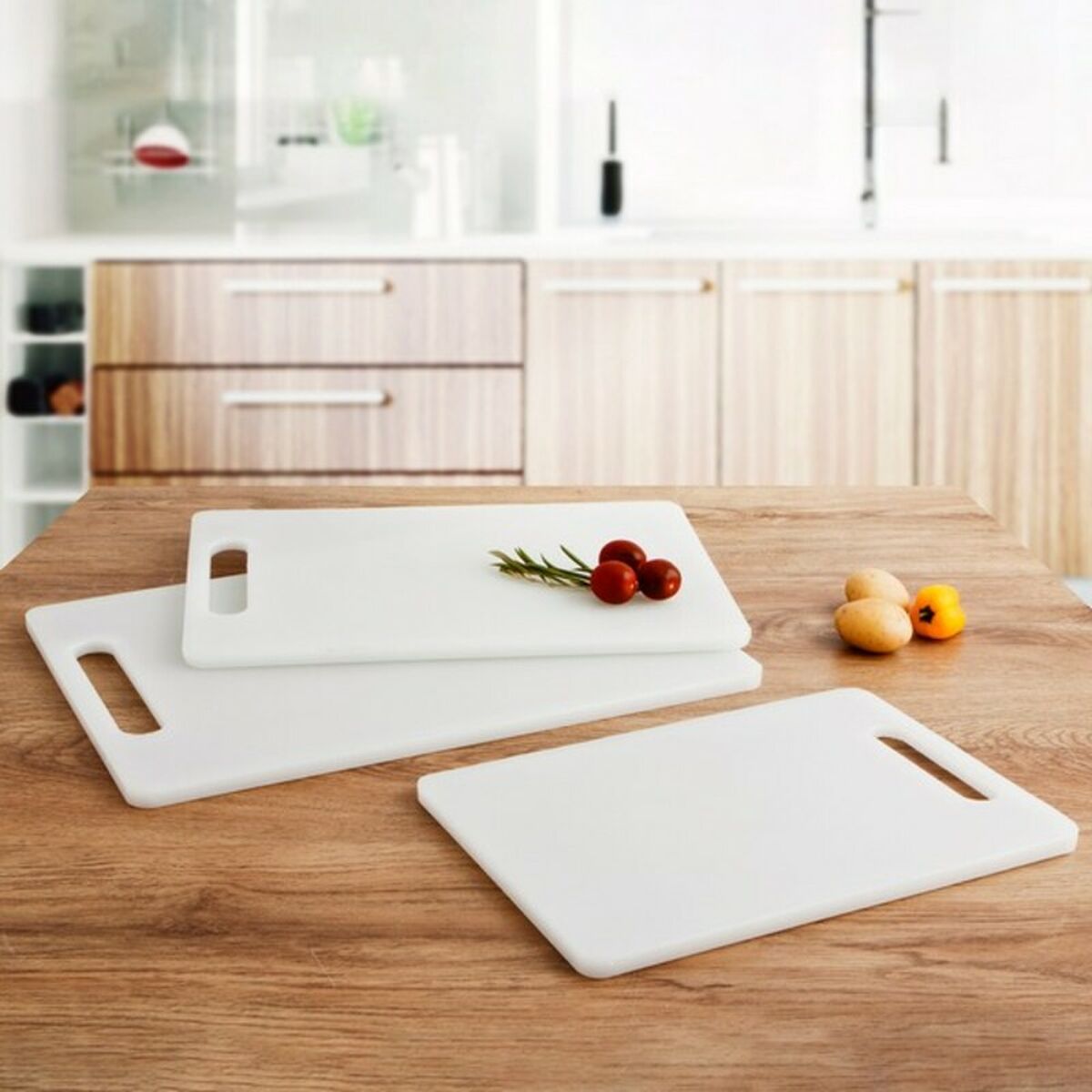 Cutting board Quid Renova White Plastic