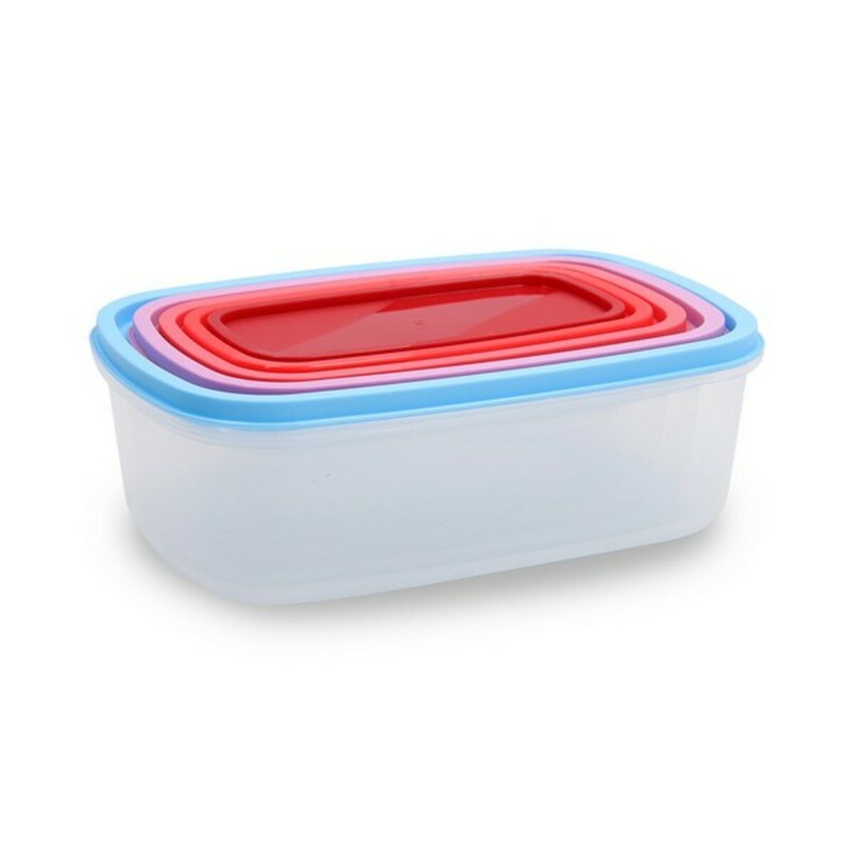 Set of 5 lunch boxes Quid Habitat Plastic