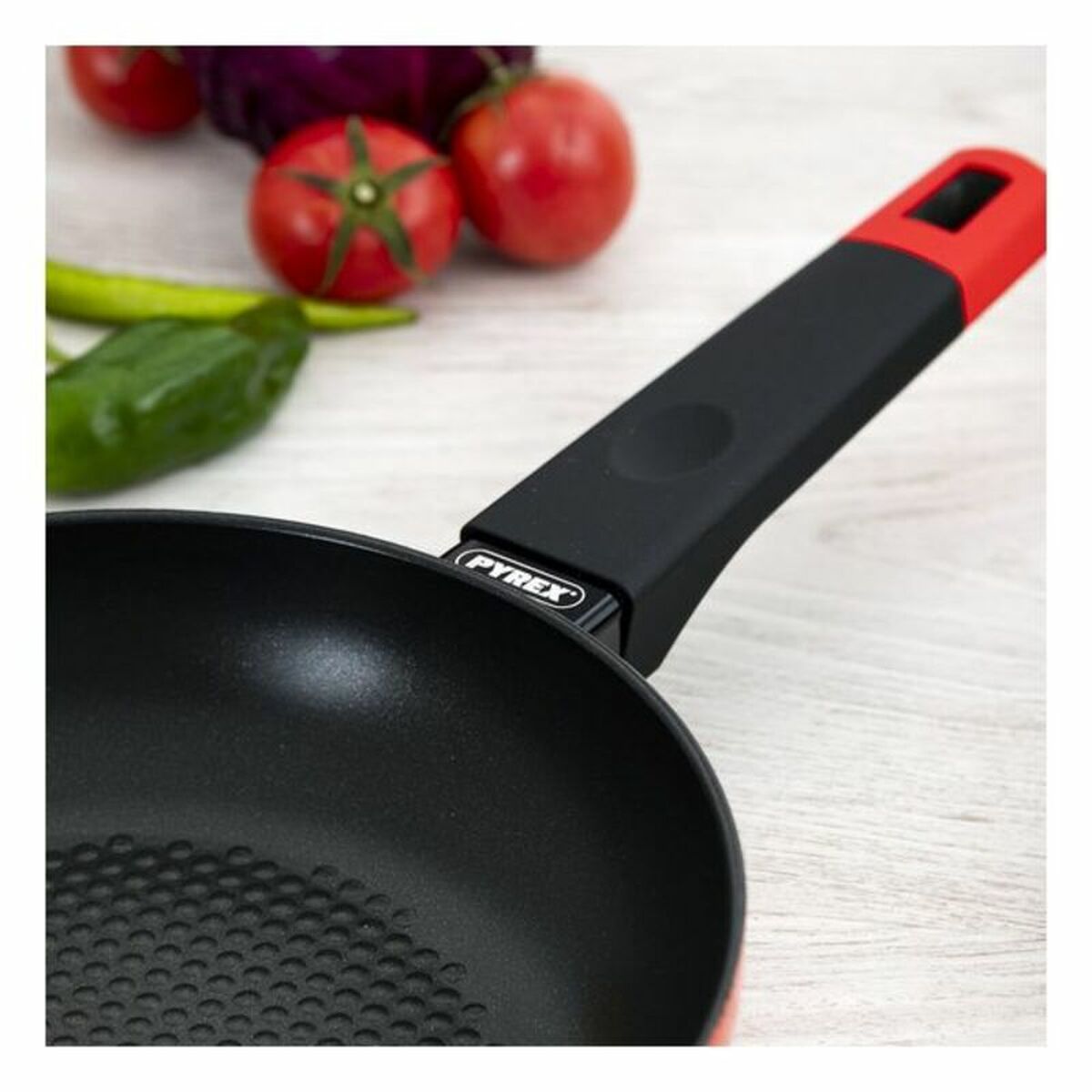 Non-stick frying pan Pyrex Sabor Black Aluminium