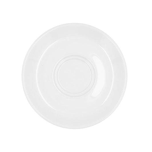 Plate Bidasoa Glacial Ø 15 cm White Ceramic (12 Units) (Pack 12x)