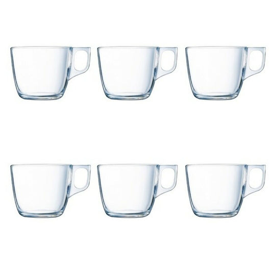 Piece Coffee Cup Set Luminarc 6 pcs Transparent (22 cl)