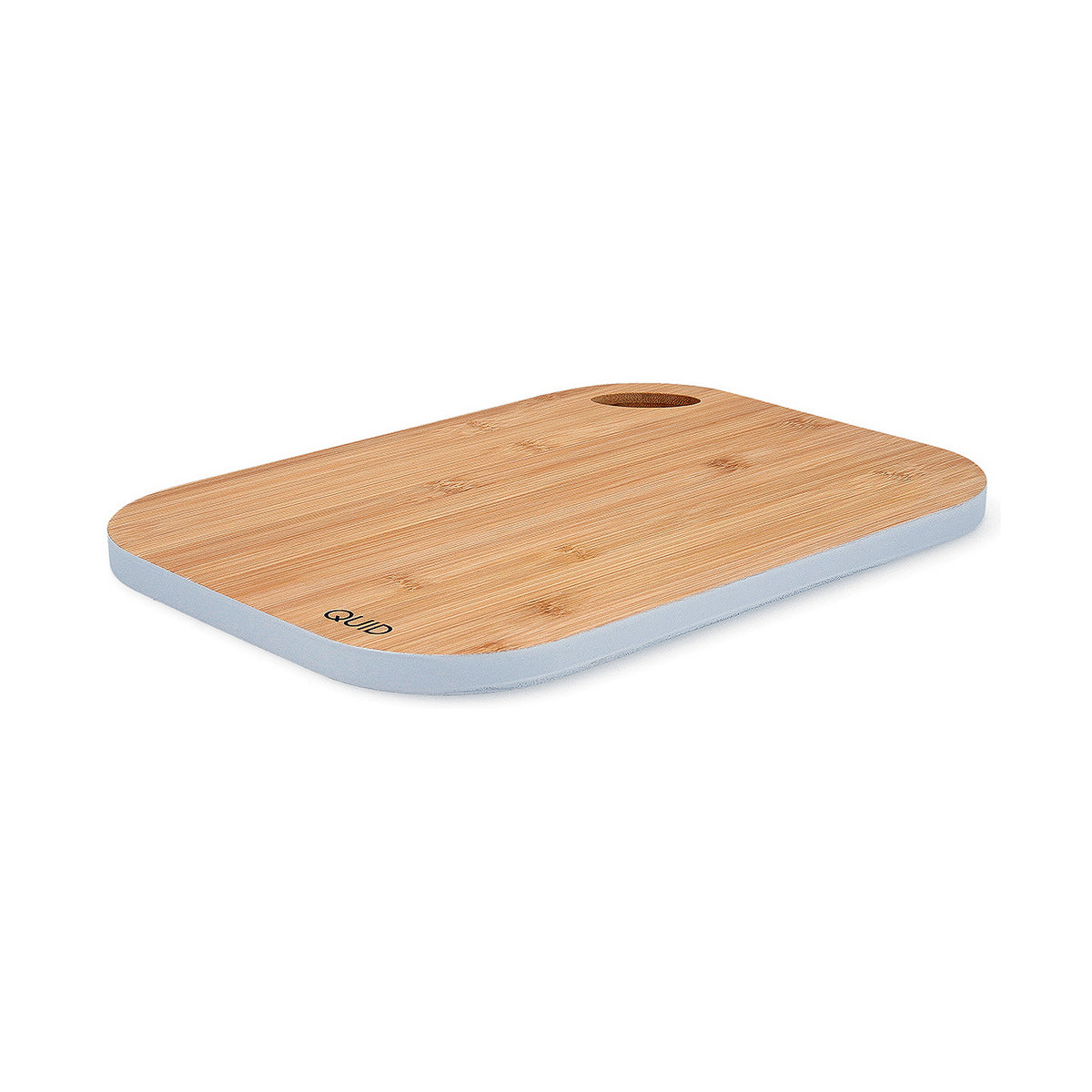 Bamboo Cutting Board Quid Blue Wood (33 x 23 x 1,5 cm)