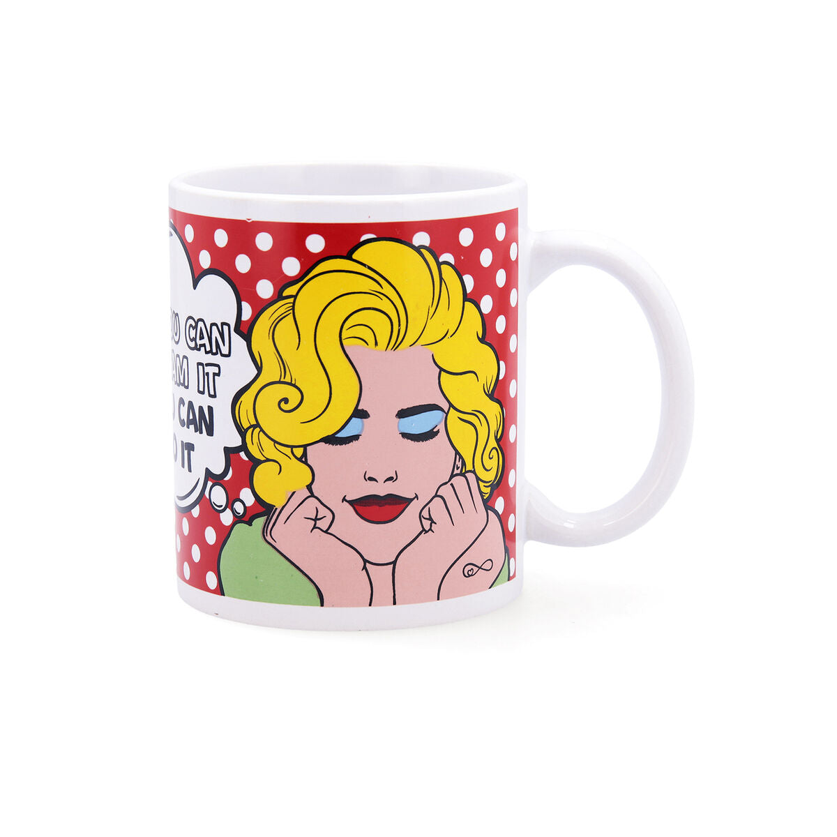 Cup Quid Comic Multicolour Ceramic 330 ml