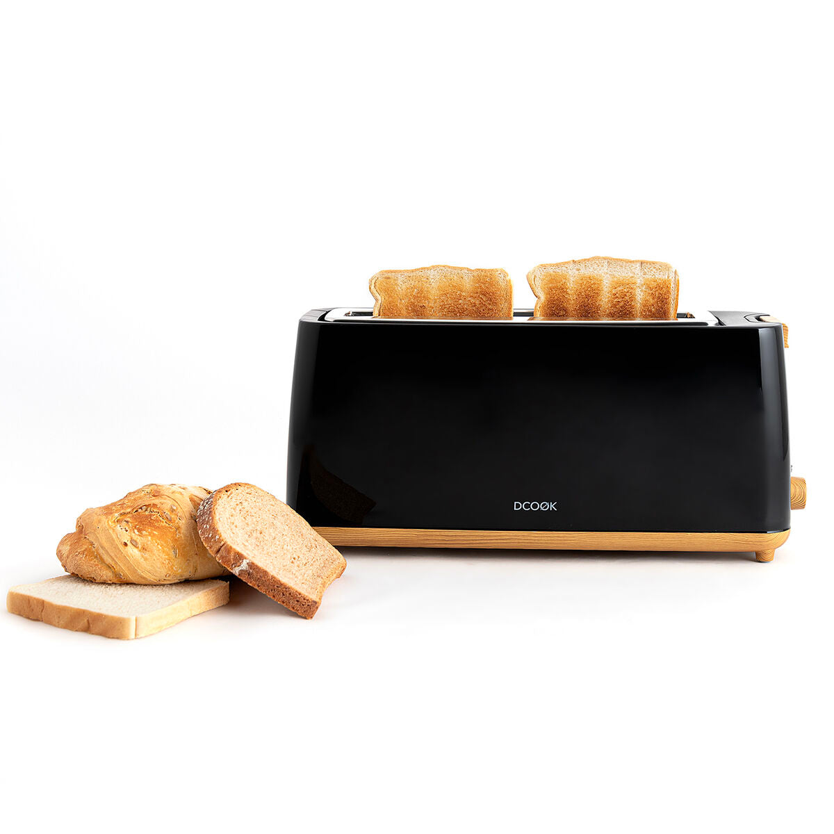 Toaster with Defrost Function Dcook Wood 800 W