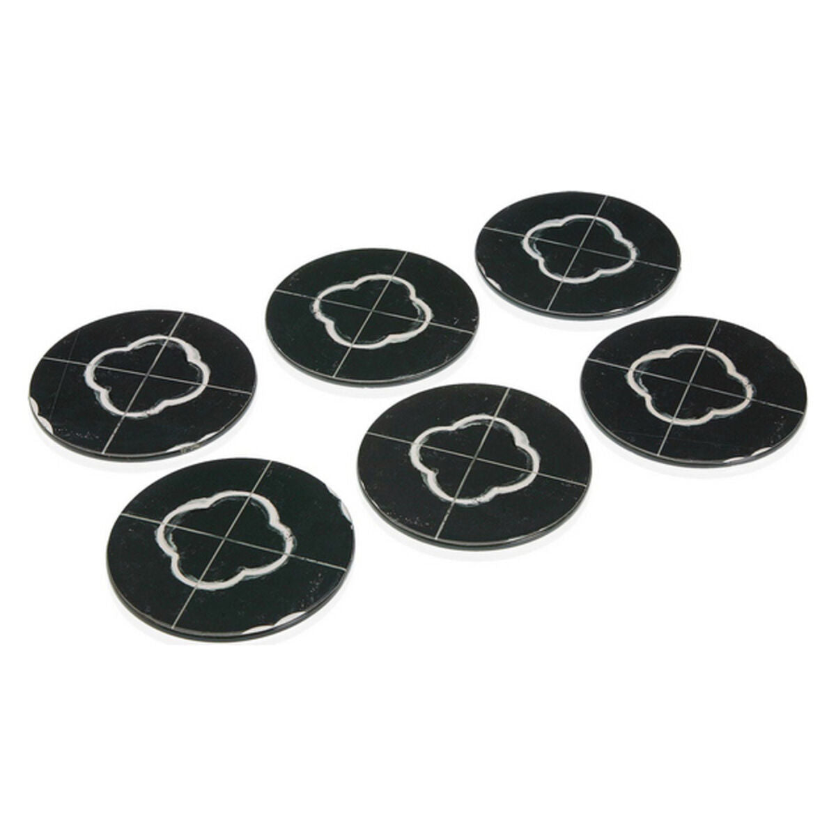 Coasters Versa (6 Pieces) (11 x 4,5 x 11 cm) (6 pcs)