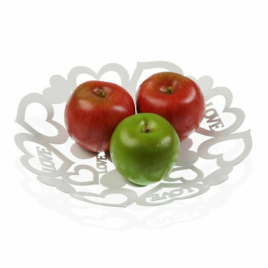 Fruit Bowl Versa Cozy Metal Steel (29 x 4,5 x 29 cm)