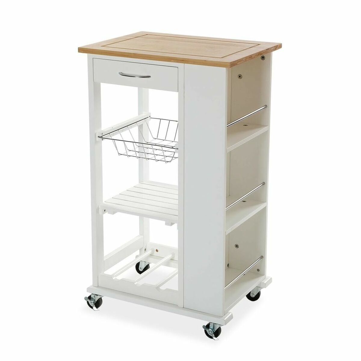 Vegetable trolley Versa 21810070 37 x 86,5 x 50 cm MDF Wood