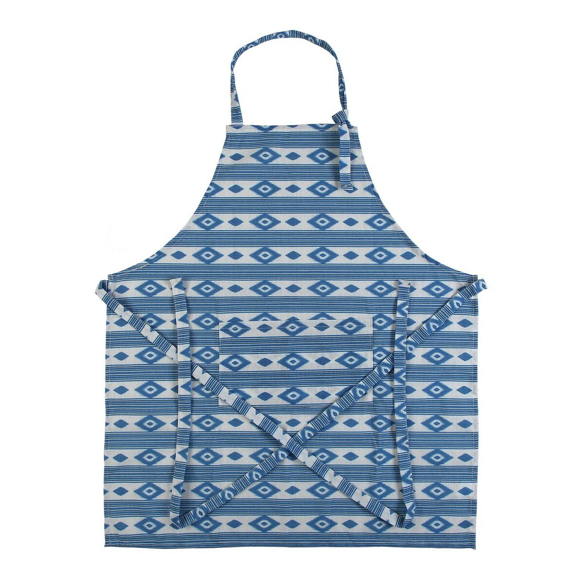 Apron Versa Manacor Blue Textile 80 x 70 cm