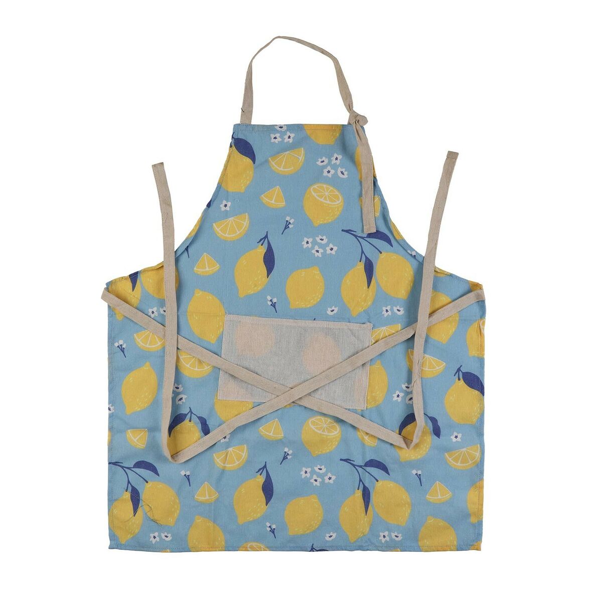 Apron Versa Limones Polyester Cotton Nylon (80 x 70 cm)