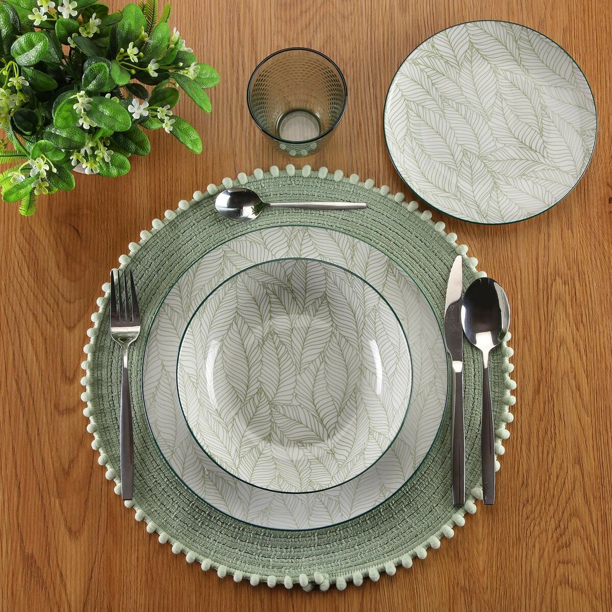 Table Mat Versa Green 38 x 38 cm