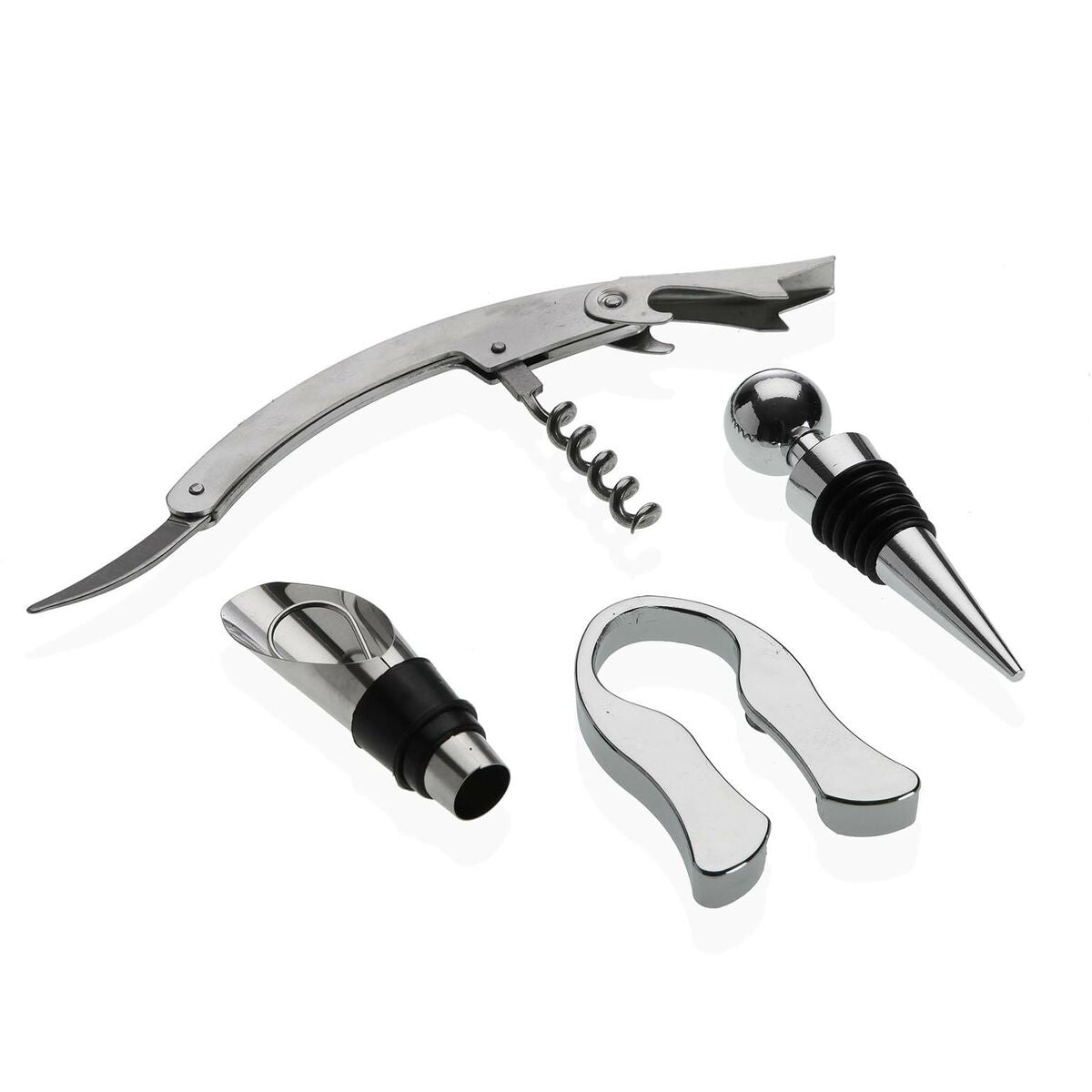 Set of Wine Accessories Versa Steel