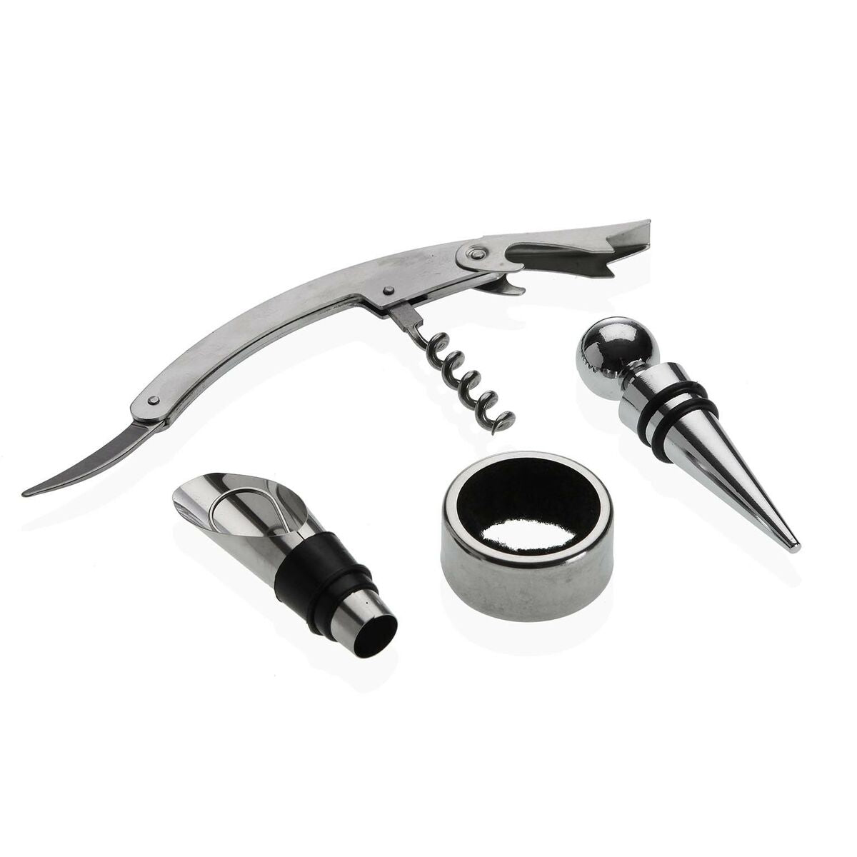 Set of Wine Accessories Versa Steel Polyskin