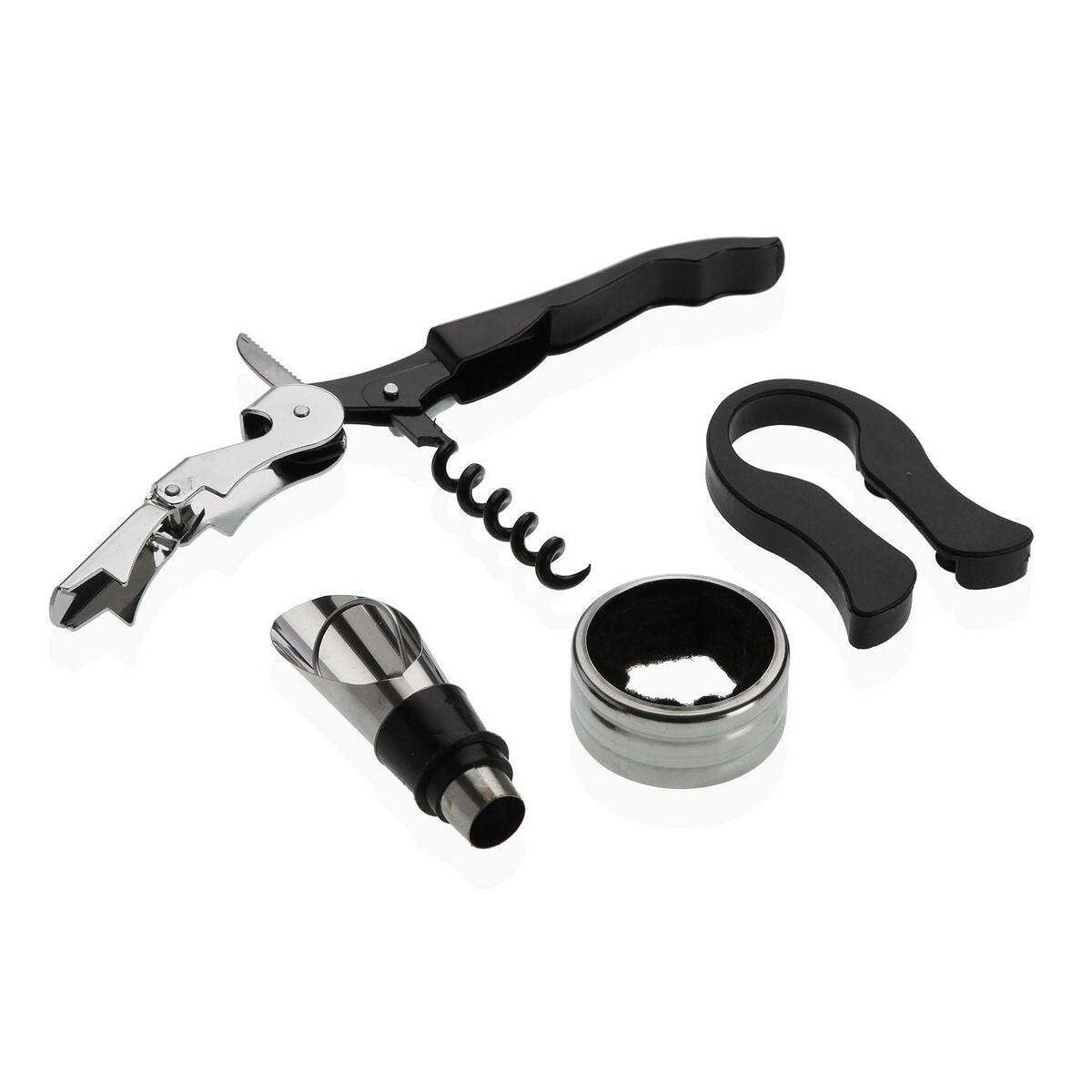 Set of Wine Accessories Versa Steel Polyskin