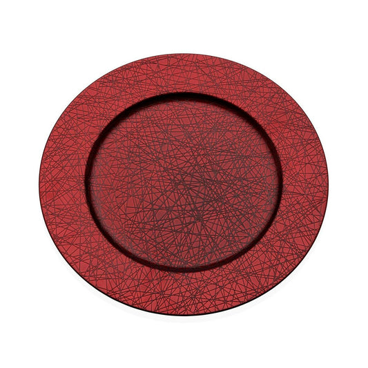 Underplate Versa Red polypropylene 33 x 33 cm