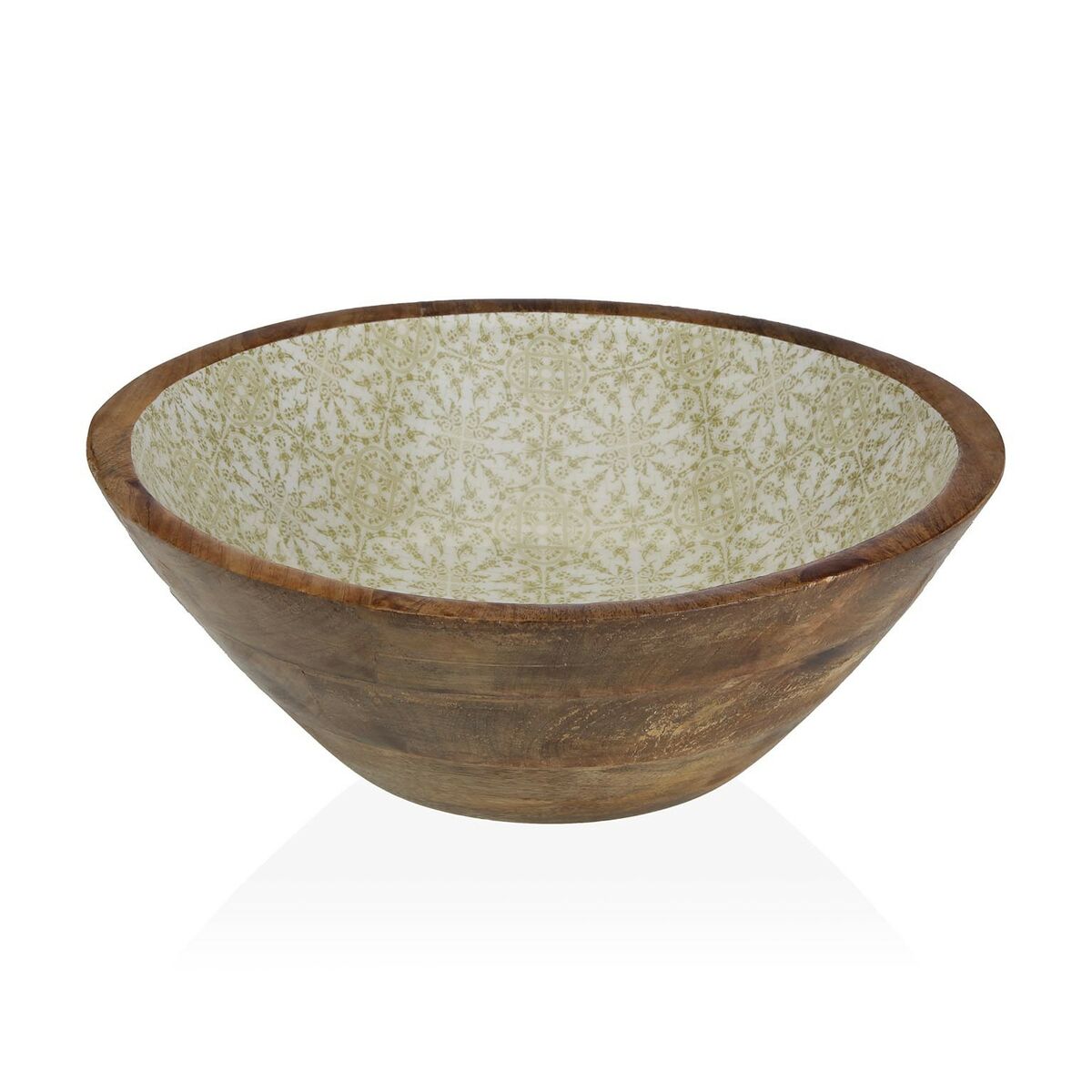 Salad Bowl Versa Porcelain Mango wood 30 x 10 x 30 cm