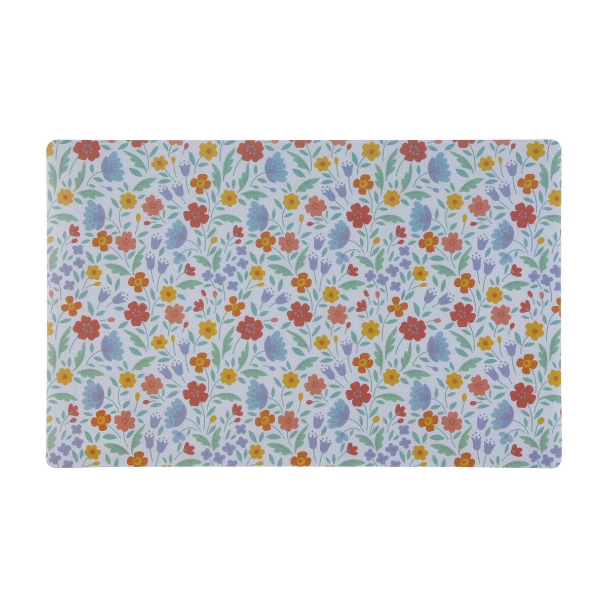 Table Mat Versa Flandes Flowers polypropylene 43 x 28 cm