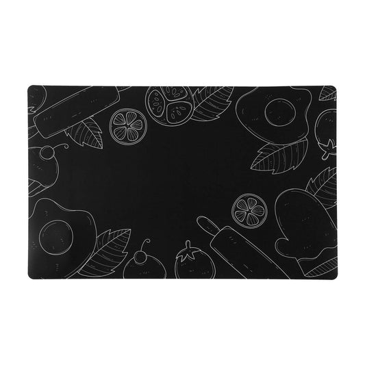 Table Mat Versa Kitchen Black polypropylene 43 x 28 cm