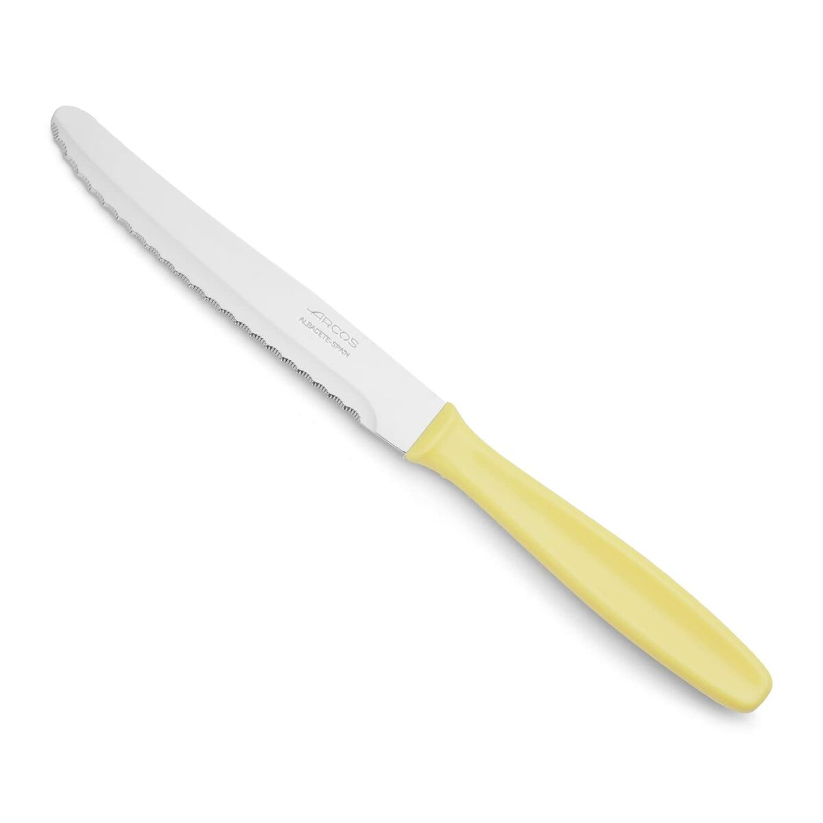 Table knife Arcos Yellow Stainless steel polypropylene (12 Units)