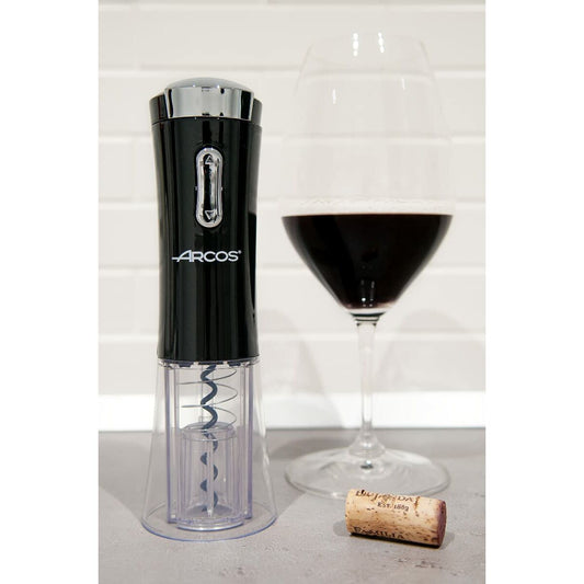 Electric Corkscrew Arcos Black 2,7 x 19,5 x 9 cm ABS