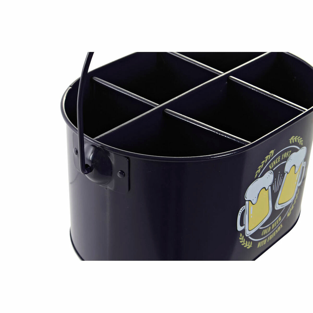 Bucket DKD Home Decor 8424001801763 Metal 27 x 17,5 x 13 cm