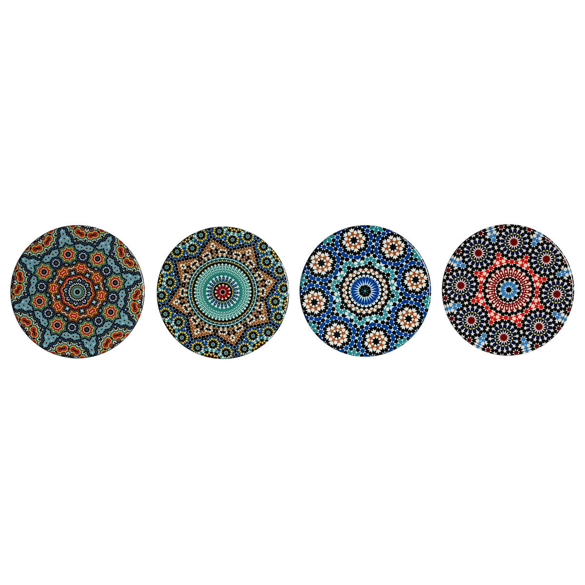 Coasters DKD Home Decor 10,8 x 10,8 x 0,7 cm