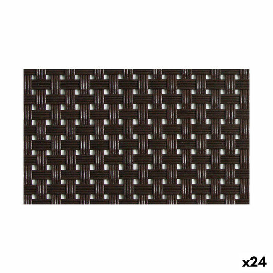 Place mat Viejo Valle Hades Brown 45 x 33 cm (24 Units)