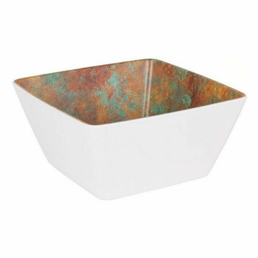 Salad Bowl Viejo Valle Goji Melamin White 19 x 19 x 9 cm (6 Units)