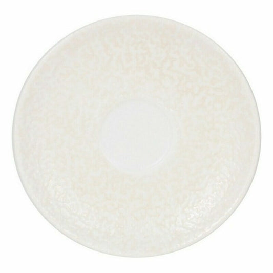 Plate Inde Atelier Porcelain White Ø 12 cm (6 Units) (ø 12 cm)