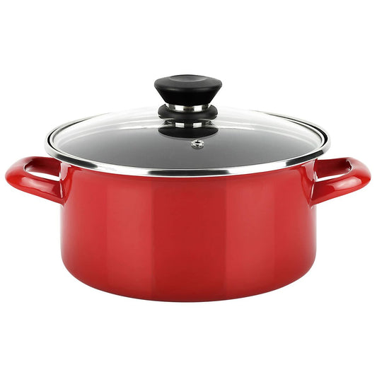 Casserole FAGOR Optimax Red Enamelled Steel (Ø 18 x 10 cm)