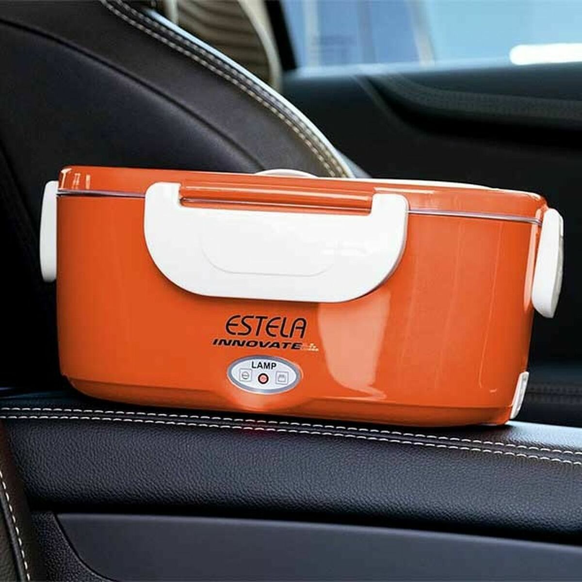 Electric Lunch Box Estela Innovate Orange 12 - 24 V