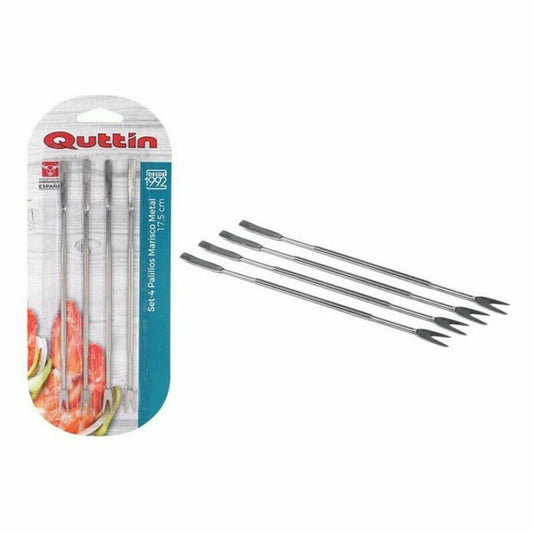 Seafood Skewers Quttin Metal 4 Pieces (4 pcs)