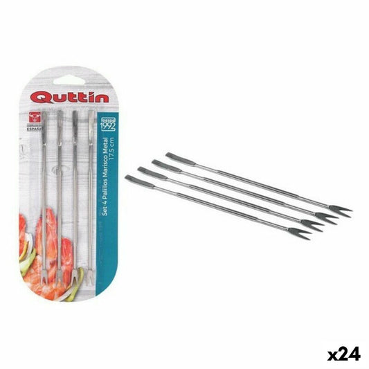 Seafood Skewers Quttin Metal 4 Pieces (4 pcs)