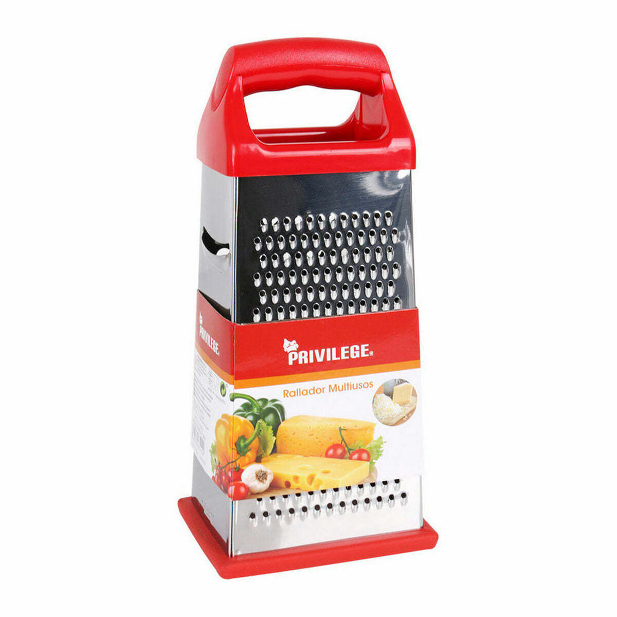 Multi-purpose grater Privilege 55416 4 sides 11 x 8,5 x 24 cm (12 Units)