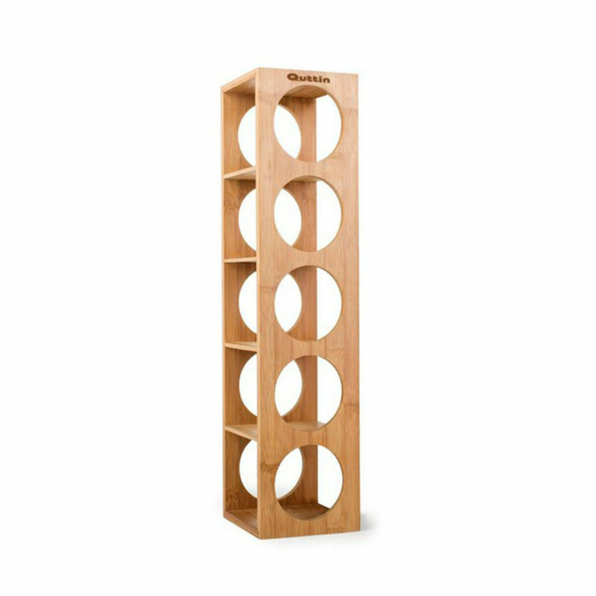 Bottle rack Quttin 62333 Bamboo 53 x 13,5 x 13 cm (4 Units)