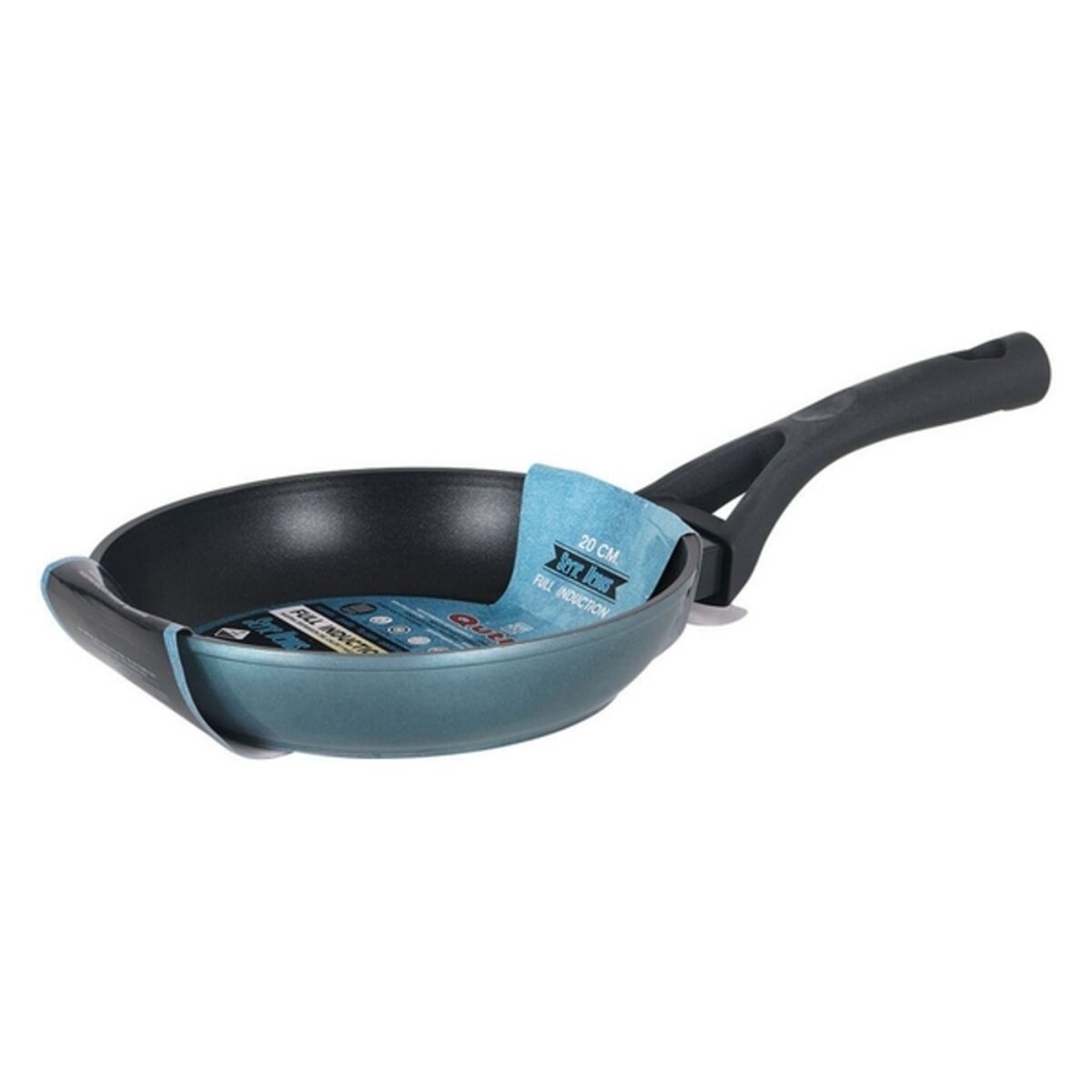 Non-stick frying pan Quttin Grey Toughened aluminium