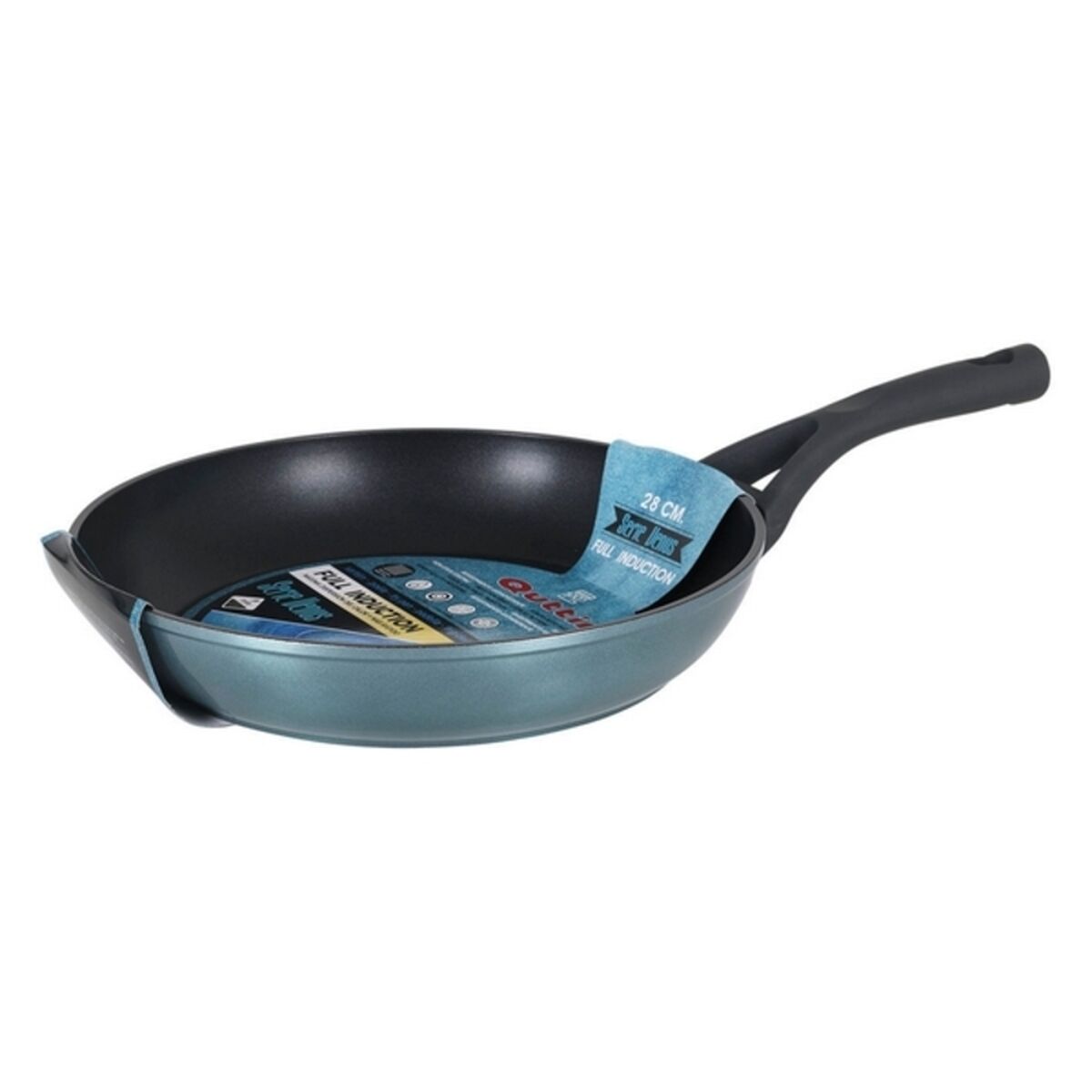 Non-stick frying pan Quttin Grey Toughened aluminium