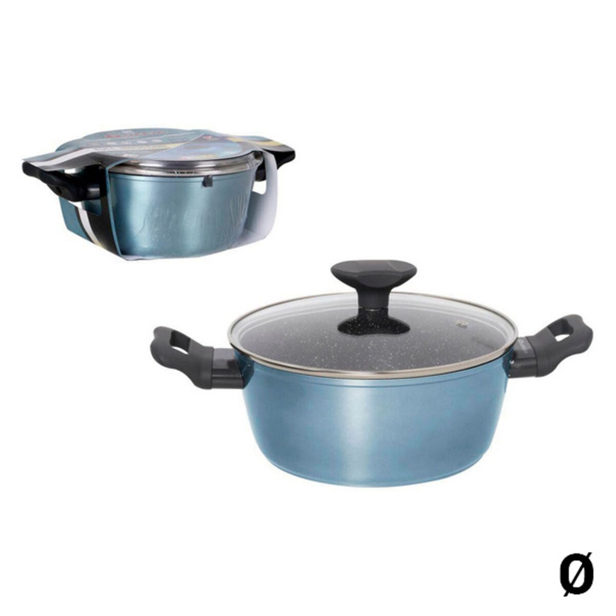 Casserole with glass lid Quttin Blue