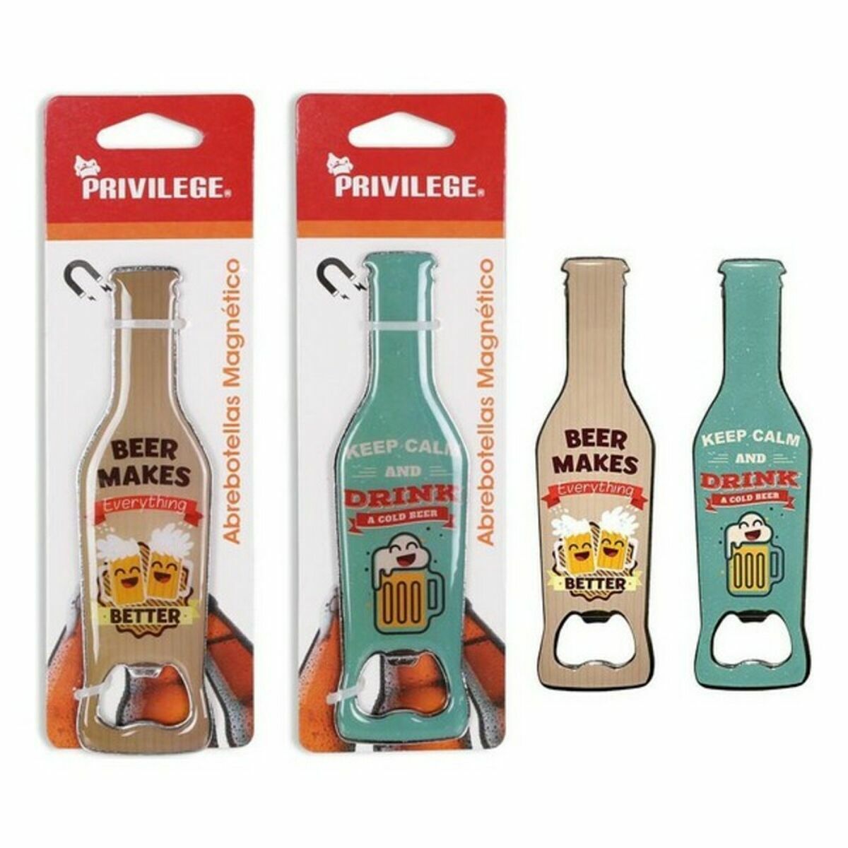 Bottle opener Privilege 140988 (24 Units)