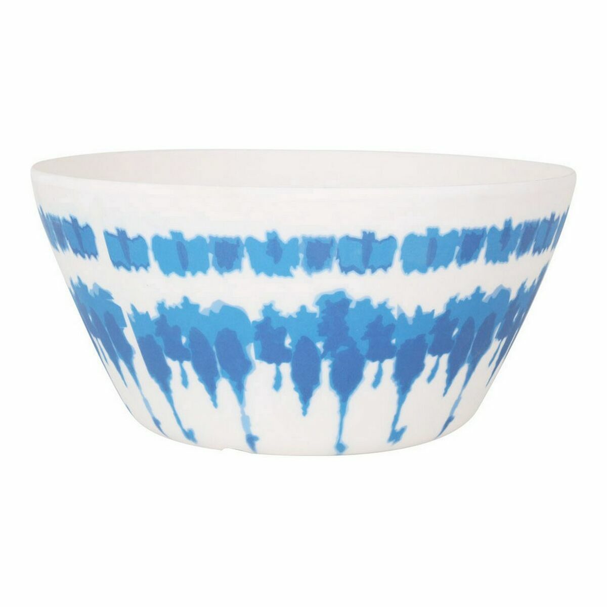 Salad Bowl Santa Clara Tie-Dye Blue White Melamin (24 Units)