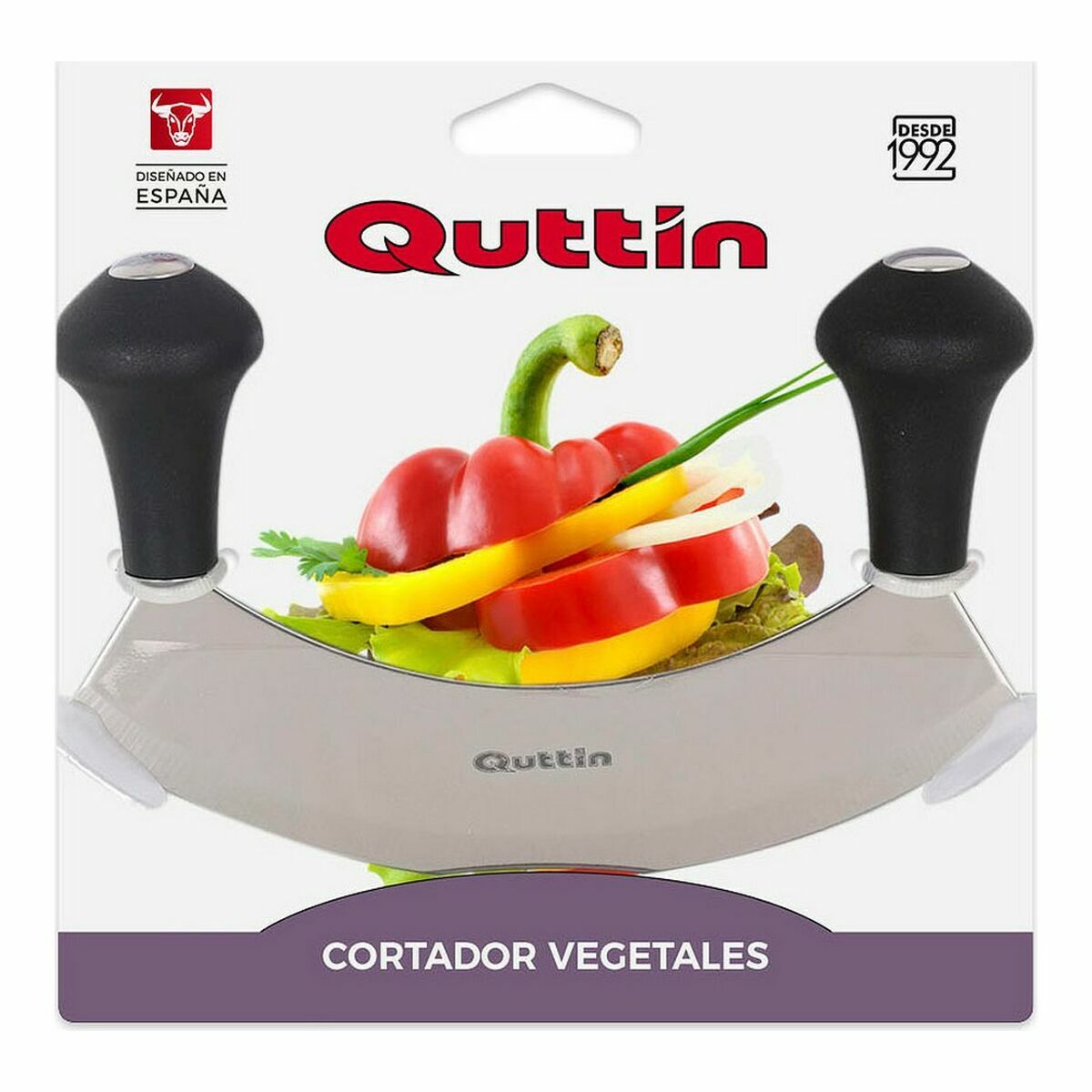 Manual Vegetable Chopper Quttin 18 x 18 x 4 cm