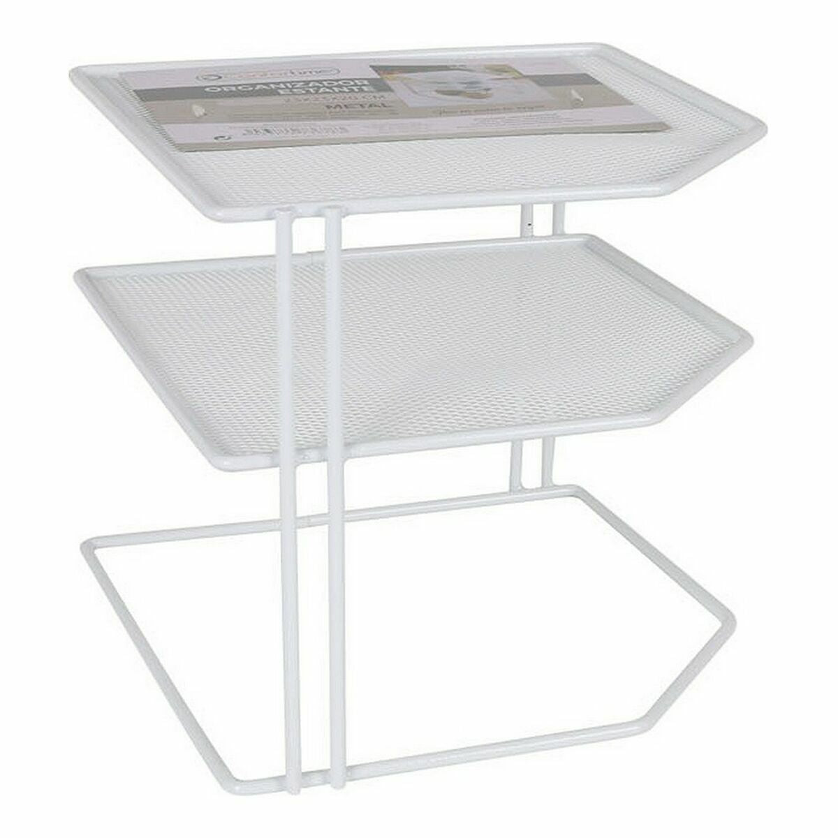 Shelve Confortime Organiser White Metal 23 x 23 x 20 cm (8 Units)