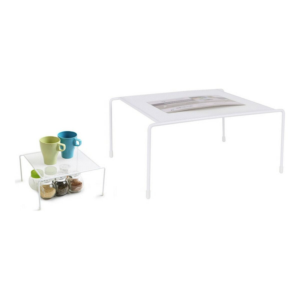 Shelve Confortime Metal White Organiser 30 x 26 x 13,5 cm