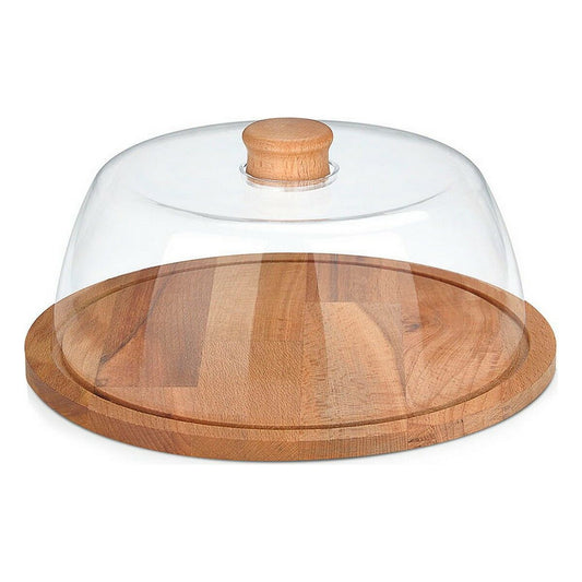 Cheeseboard Quttin With lid Wood 29 x 29 x 12 cm (8 Units)