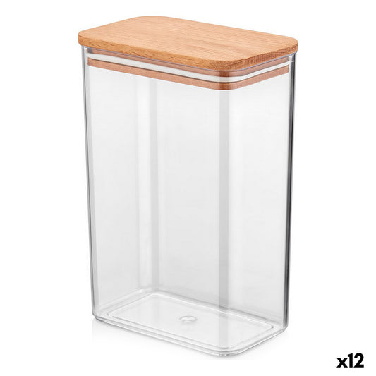 Jar Quttin Wood Squared 2 L (12 Units)