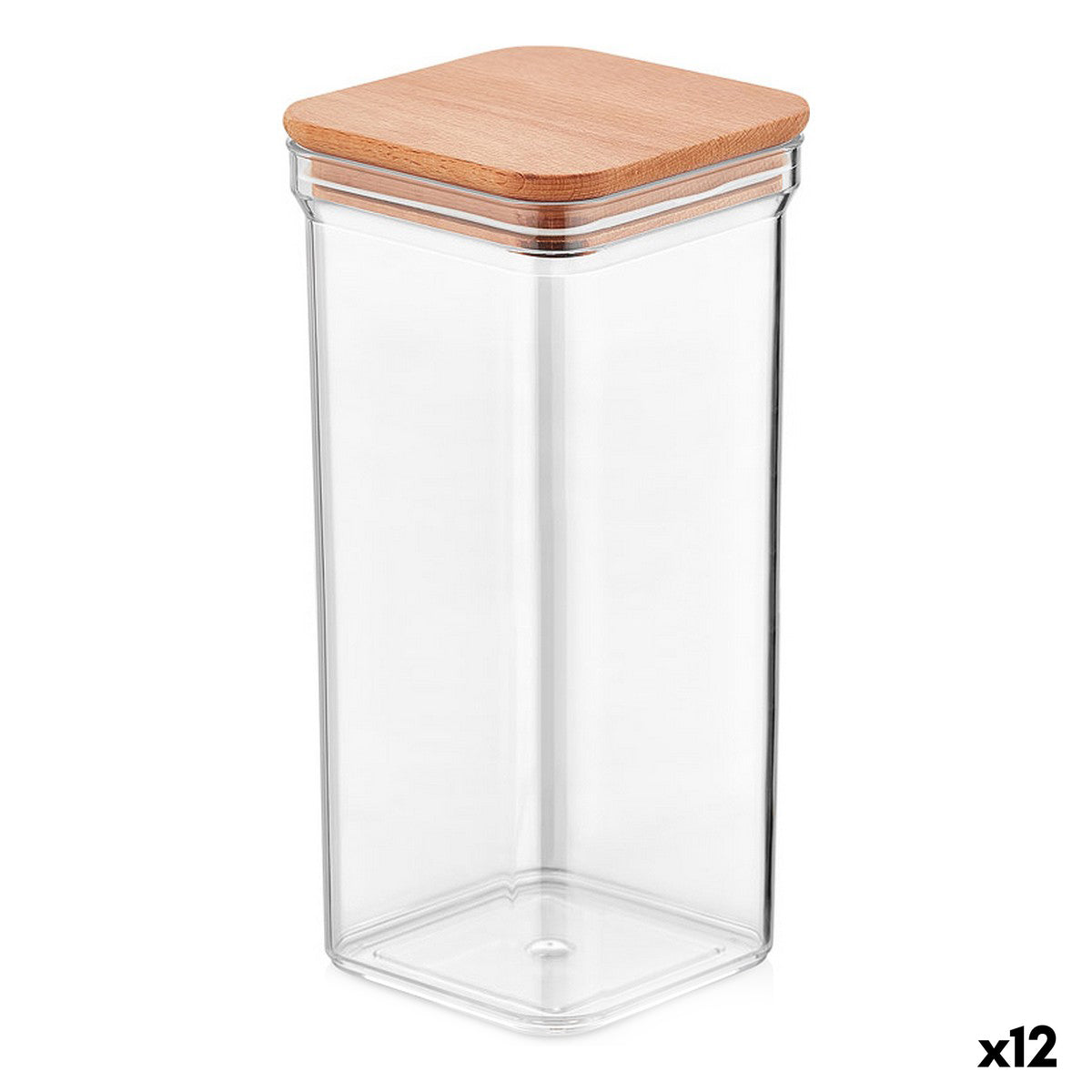 Jar Quttin Wood Squared 1,5 L (12 Units)