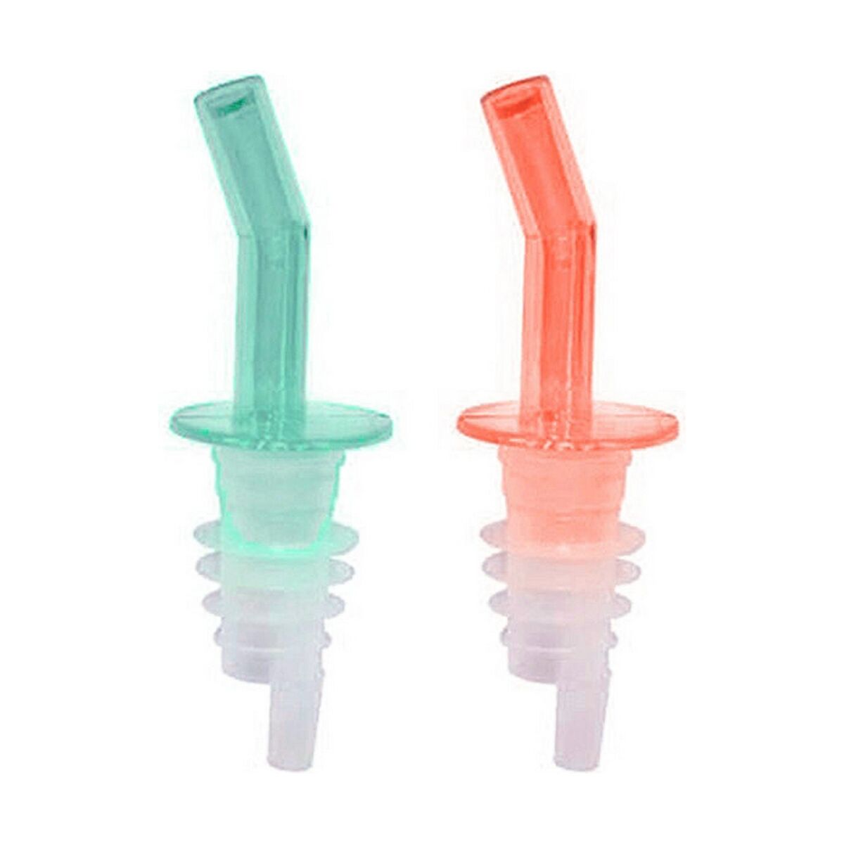 Pouring Stopper Set Plastic 4 Pieces 2,9 x 9 cm (36 Units)