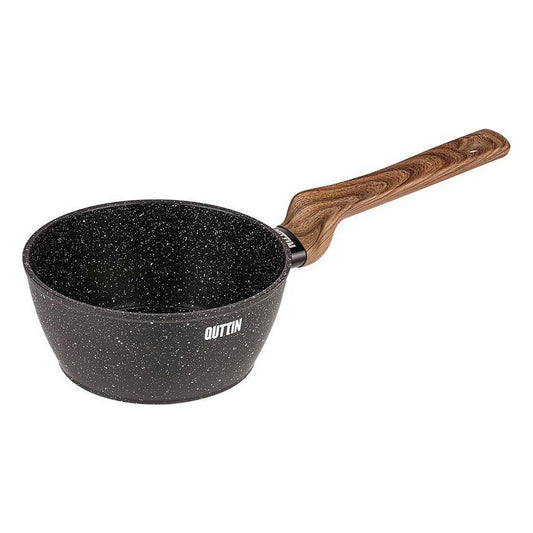 Saucepan Quttin Ecological Black Toughened aluminium Ø 16,6 x 34,6 cm (4 Units)