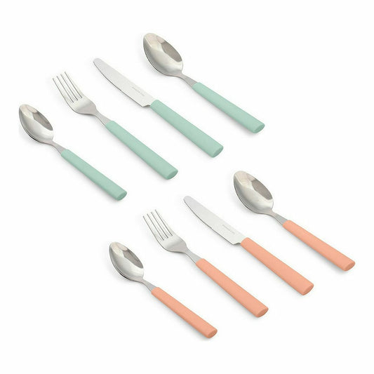 Cutlery Set Plastic Stainless steel 4 Pieces (36 Units) (4 pcs)