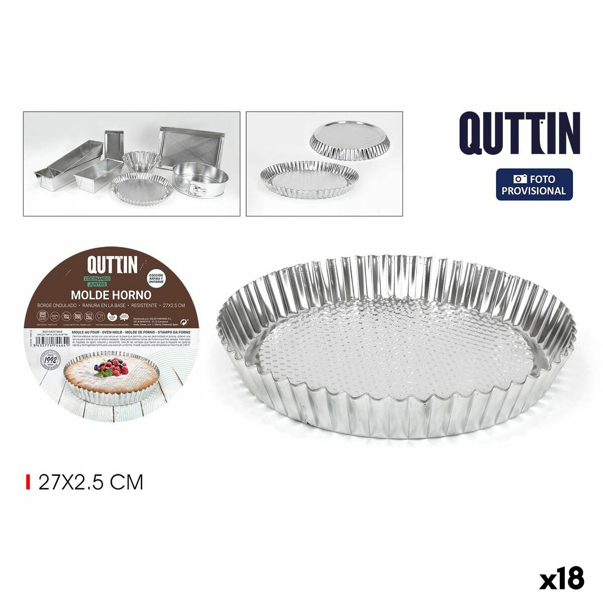 Baking Mould Quttin (18 Units)