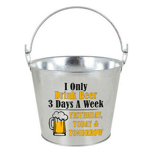 Ice Bucket with Handle and Aluminium Bottle Opener Privilege 5 L 23 x 17 x 18 cm